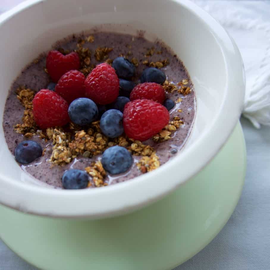 schlank Rezept acai bowl