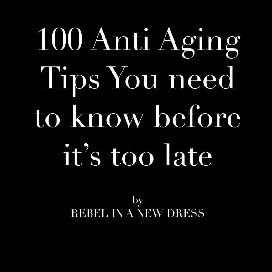 100 Anti Aging Tips