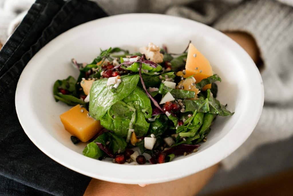 gesunder herbstsalat