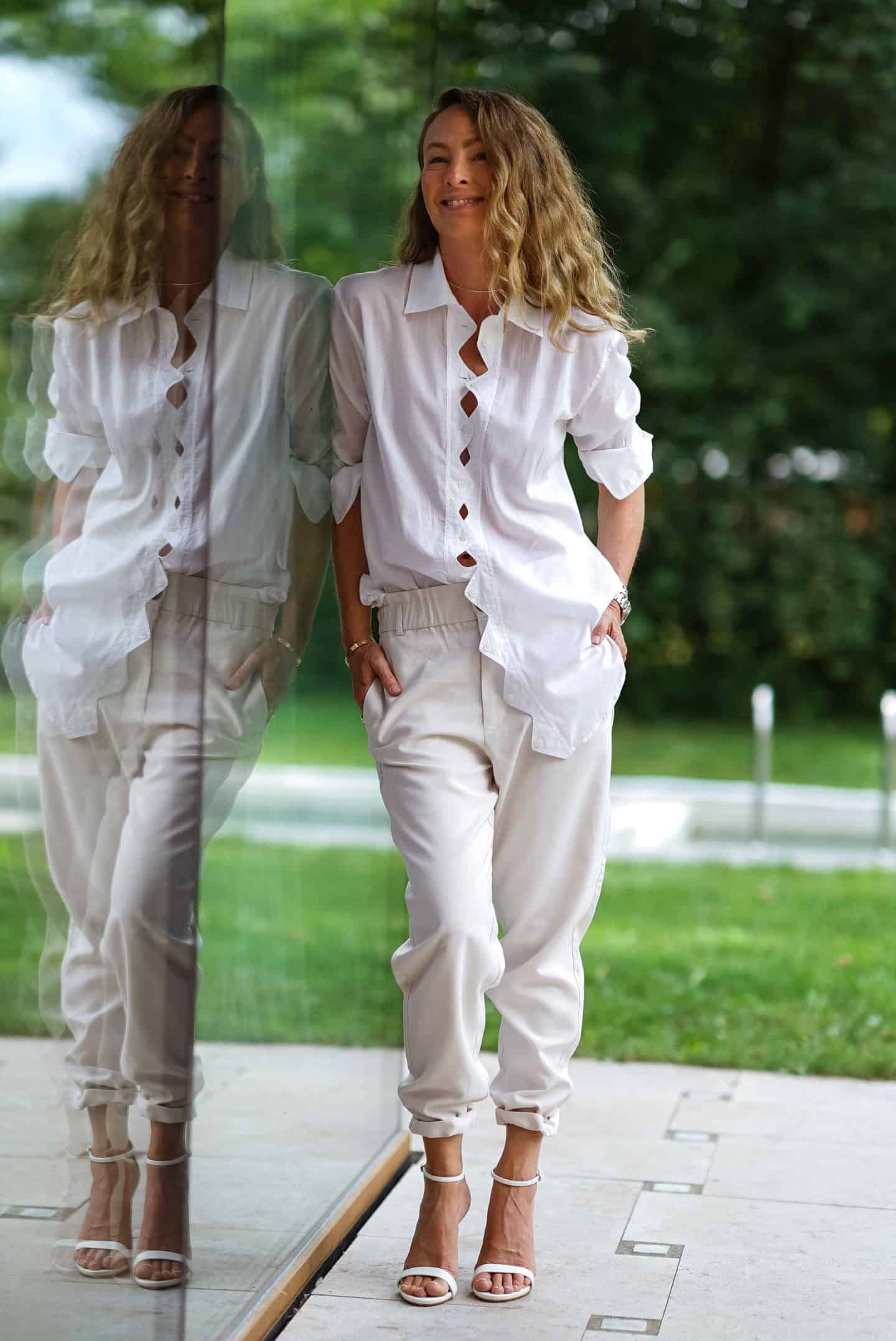 nicki nowicki lässiger style weiß